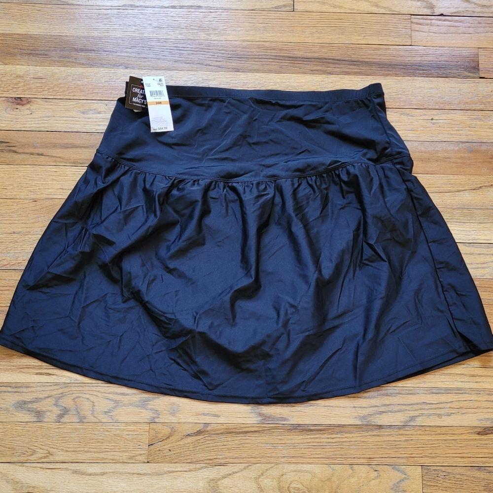 Island Escape High-Waist Swim Skirt Tummy Control high Minimizer sizes 22W, 24W - Picture 7 of 8